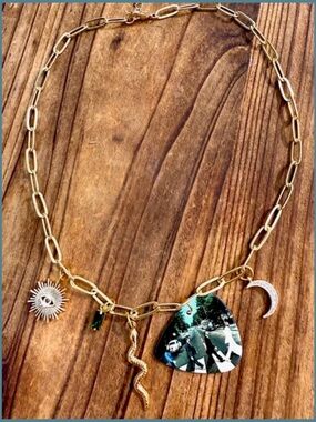 Beatles Gold-Tone Charm Necklace